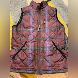 NWOT Lauren Ralph Lauren Plaid Puffer Vest